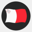 Recherche de malte autocollants Drapeau de malte