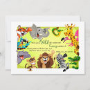 Recherche de singe 13x18 invitations Éléphant