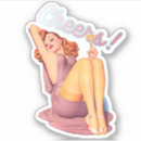 Recherche de fille pin up autocollants Pincer