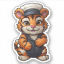 Recherche de tigre blanc autocollants Pour enfants