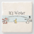 Zoek naar grappige sneeuwman onderzetters Cartoon