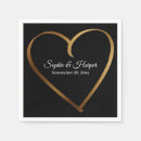 Zoek naar gouden hart servetten Script