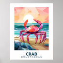 Zoek naar schaaldieren posters Krab