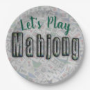 Recherche de mahjongg assiettes Soirée mahjong