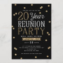 Recherche de de réunion invitations Noir et or