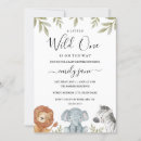 Recherche de animaux mignons invitations Bébé