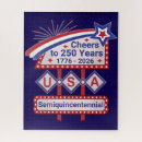 Recherche de blanc et bleu rouges puzzles 4 juillet