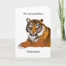 Recherche de tigre anniversaire cartes Enfants