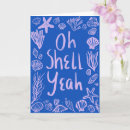 Recherche de coquillages vœux cartes Moderne