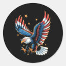 Recherche de aigle chauve autocollants Étoiles et bandes
