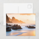 Recherche de décor côtier cartes postales Heure dorée