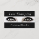 Recherche de modèle styliste mode cartes visite Maquillage