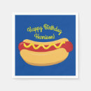 Recherche de hot dogs serviettes Anniversaire