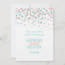 Recherche de bleu turquoise rose mariage invitations Aqua