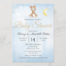 Recherche de teddy bear baby shower garçon invitations Lune