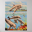 Recherche de peinture de dauphin posters Dauphins
