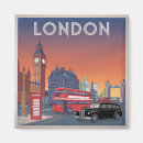 Recherche de londres vintage magnets Travel