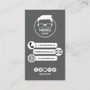 Zoek naar computer technicus visitekaartjes Nerd