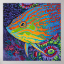 Zoek naar tropische vissen kunst Zeewier
