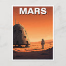 Recherche de planète mars cartes postales Science