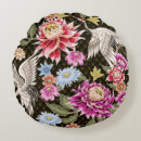 Recherche de grue blanche coussins Vintage