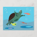 Recherche de tortue mignonne cartes postales Pour enfants
