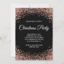 Recherche de noir et or noël invitations Fête de fin d'année