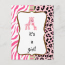 Zoek naar luipaard druk uitnodigingen Roze