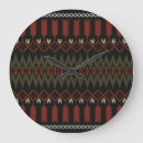 Recherche de motif ethnique horloges Abstrait