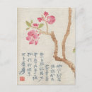 Recherche de asiatique vintage cartes postales Aquarelle