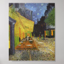 Recherche de terrasse de café la nuit posters Vincent van gogh