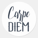 Recherche de diem de carpe autocollants Typographie