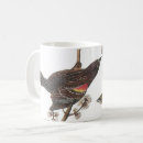 Recherche de petit oiseau rouge tasses Fleur