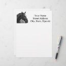 Recherche de tête de cheval Noir et blanc