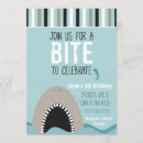 Recherche de shark anniversaire invitations Baignade