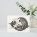 Recherche de illustration de chat noir cartes postales Antique