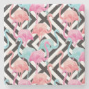 Recherche de oiseau rose dessous de verres Pastel