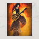 Recherche de peinture musicien cartes postales Guitare