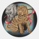 Recherche de chien chinois pour chien autocollants Symbole