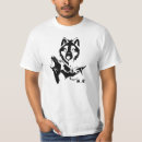 Recherche de loup tribal tshirts Chien