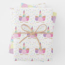 Recherche de motif licorne papier cadeau Arc en ciel