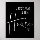 Recherche de signe de toilettes posters Noir et blanc
