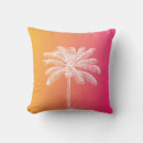 Recherche de palmier tropical coussins Coucher de soleil