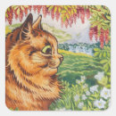 Recherche de chaton vintage autocollants Victorien