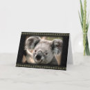 Recherche de ours koala vœux cartes Mignon