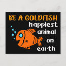 Recherche de de poisson rouge cartes postales Animal