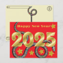 Recherche de serpent joyeux cartes postales Nouvelle année heureuse