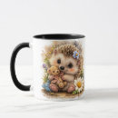 Recherche de herisson café tasses Hérisson de dessin animé