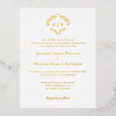 Recherche de feuille mariage invitations Monogramme