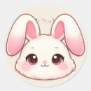 Recherche de lapin kawaii autocollants Mignon